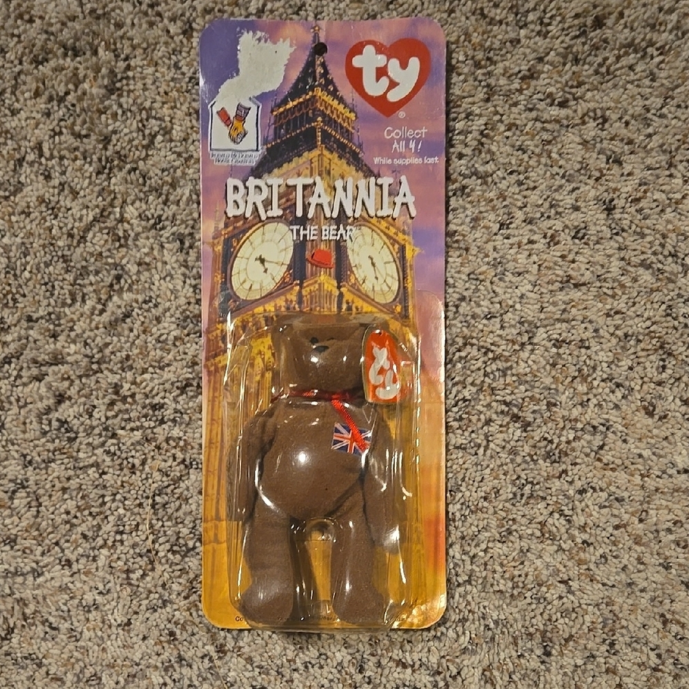 Ty Brown Stuffed Animal Bear